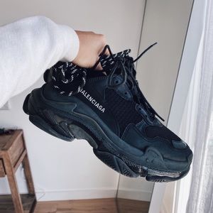 Balenciaga Triple S Black Sneakers